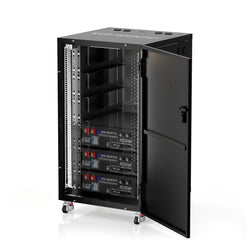 ECO-WORTHY RACK6 V3 Server Rack Battery Cabinet, Enclosed Energy Storage Rack with 600A Busbar