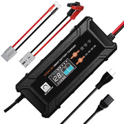 ECO-WORTHY 20A 12V/24V Smart Battery Charger with LCD Display for Most Batteries