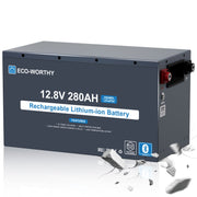 ECO-WORTHY EnergyRock 12V 280Ah Metal Case LiFePO4 Lithium Battery With Bluetooth and low-temp protection